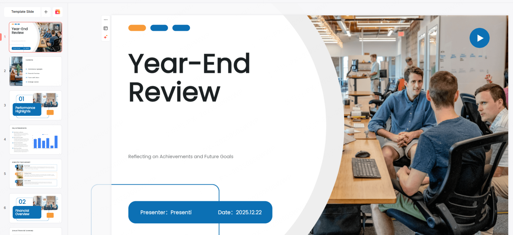 year-end review presentation