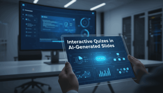 How to Make Interactive Quizzes in AI-Generated Slides