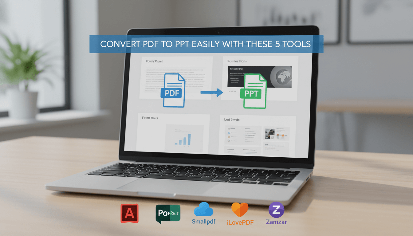 Convert PDF to PowerPoint Easily with These 5 Tools