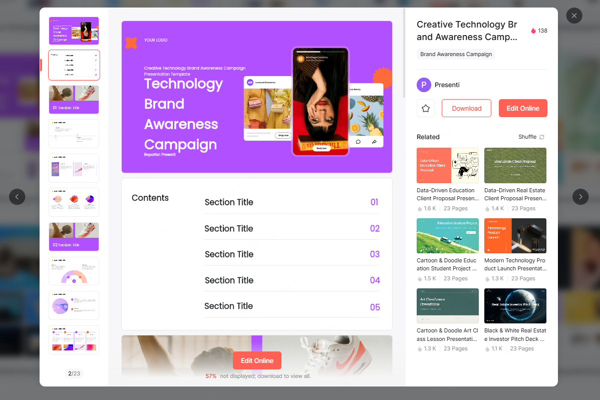 creative modern style templates
