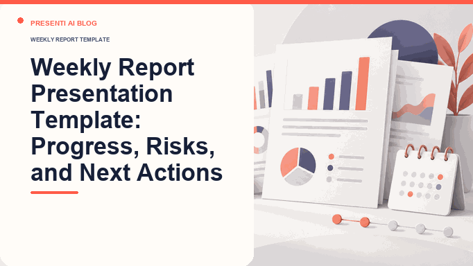 Weekly Report Presentation Template: Progress, Risks, and Next Actions