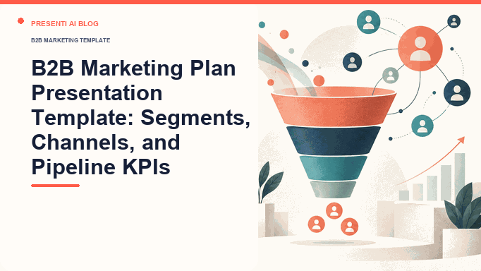 B2B Marketing Plan Presentation Template: Segments, Channels, and Pipeline KPIs