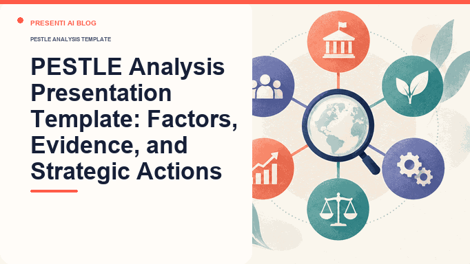 PESTLE Analysis Presentation Template: Factors, Evidence, and Strategic Actions