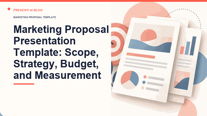 Marketing Proposal Presentation Template: Scope, Strategy, Budget, and Measurement