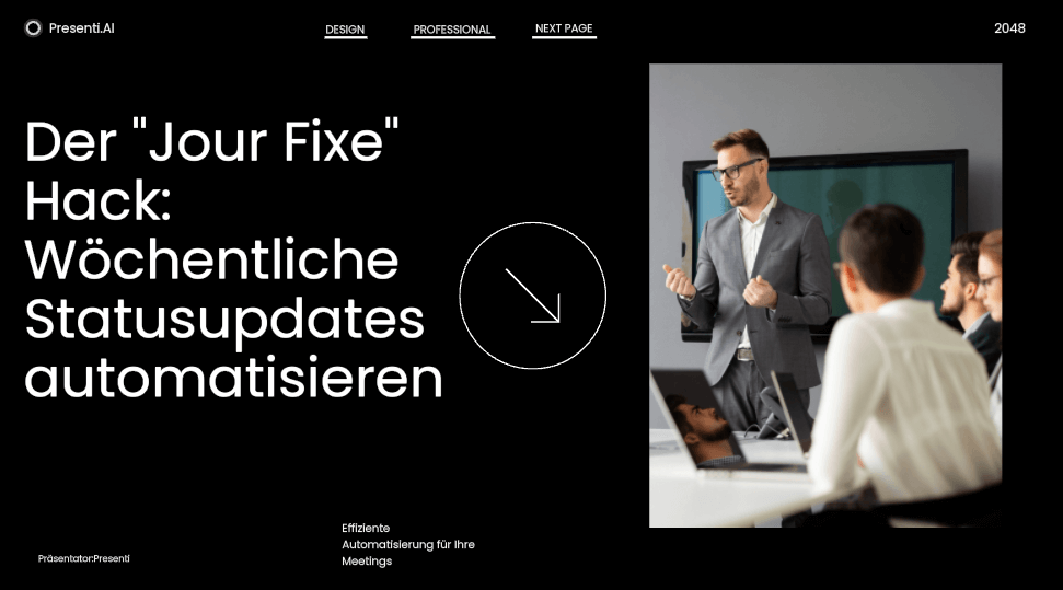 Jour Fixe Hack: Status-Updates automatisieren