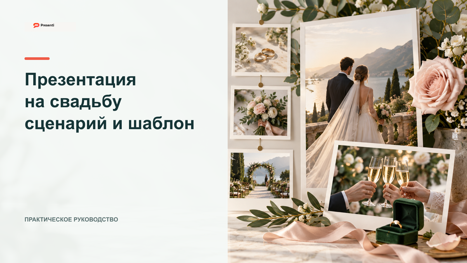 Презентация на свадьбу: сценарий, шаблон и примеры слайдов
