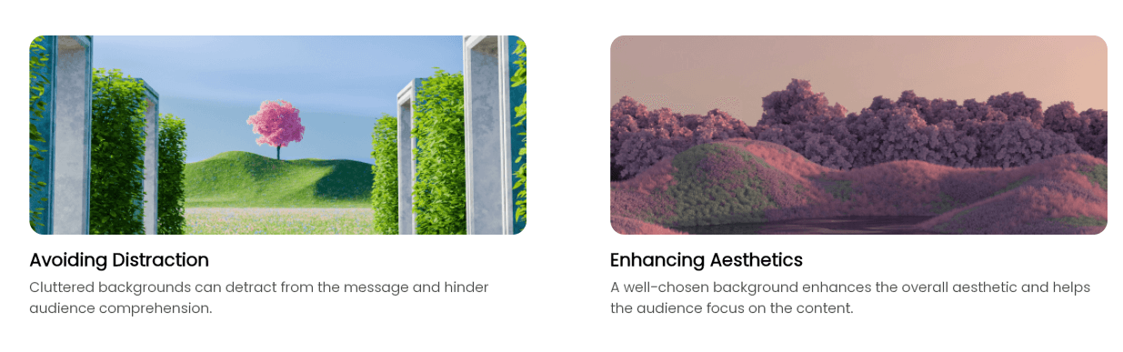 Un fond simple pour une conception de présentation efficace