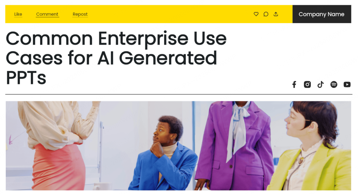 enterprise use cases for ai powered ppts