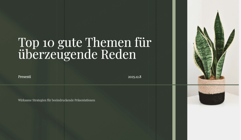 Top 10 gute Themen für überzeugende Reden, die Sie unbedingt erkunden sollten