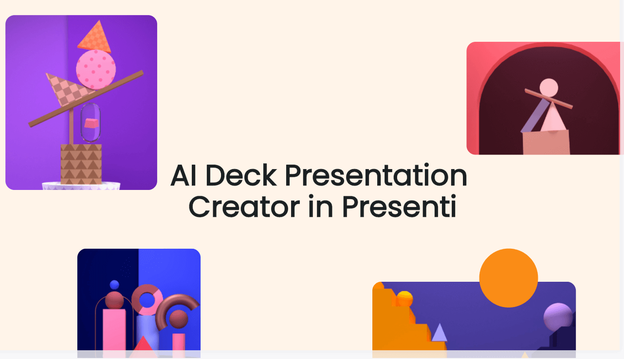 How to use AI deck presentation creator in Presenti