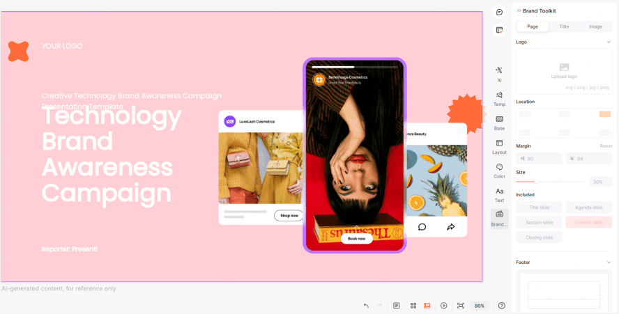 Presenti’s Brand Kit Integration