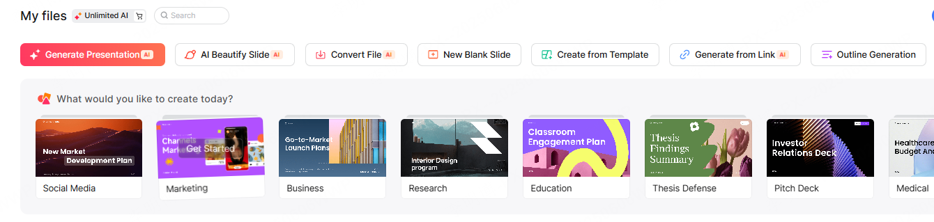 ai presentation tool