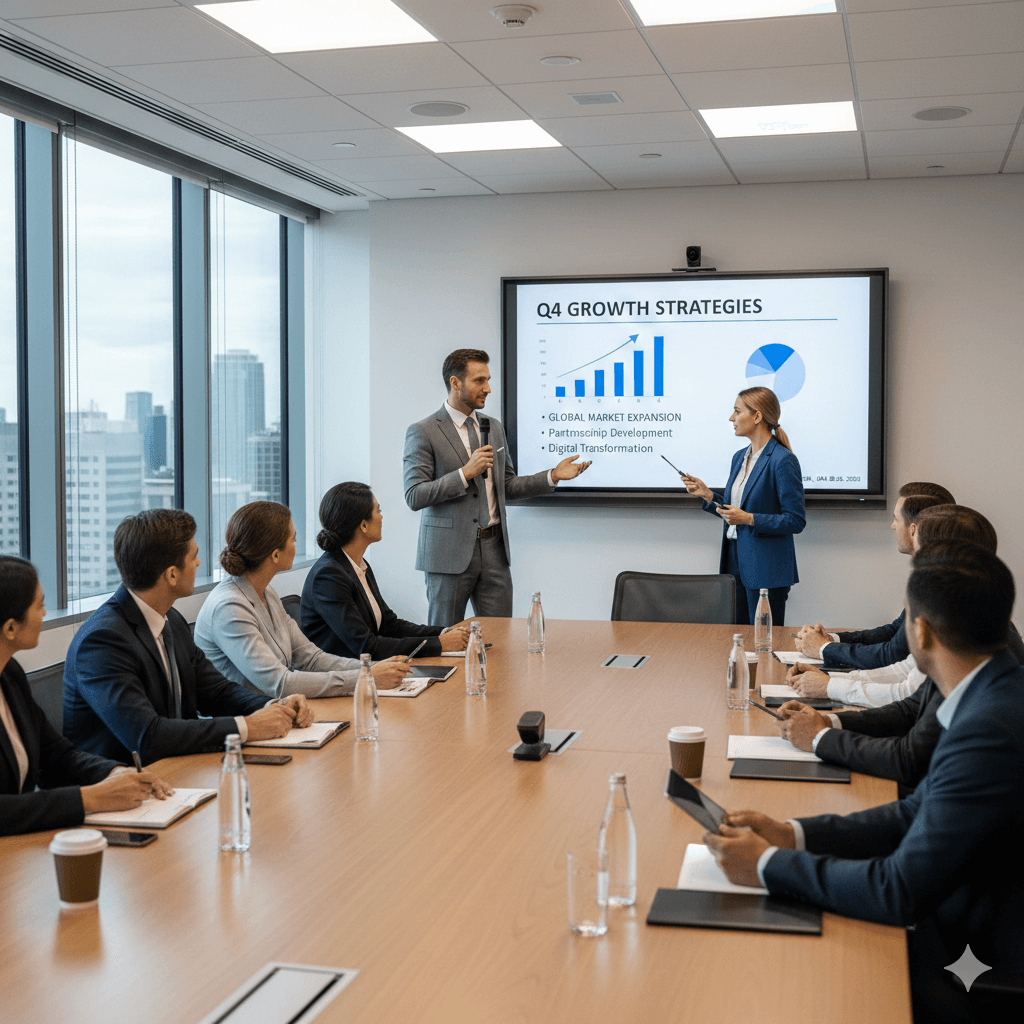 business präsentation