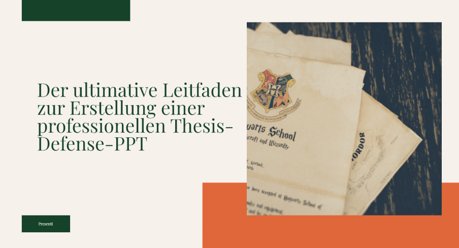 Der ultimative Leitfaden zur Erstellung einer professionellen Thesis-Defense-PPT