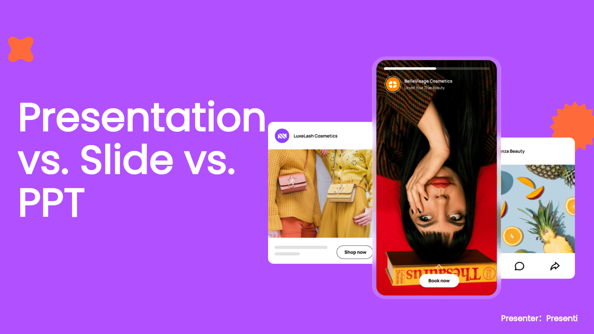 presention vs. slide vs. ppt