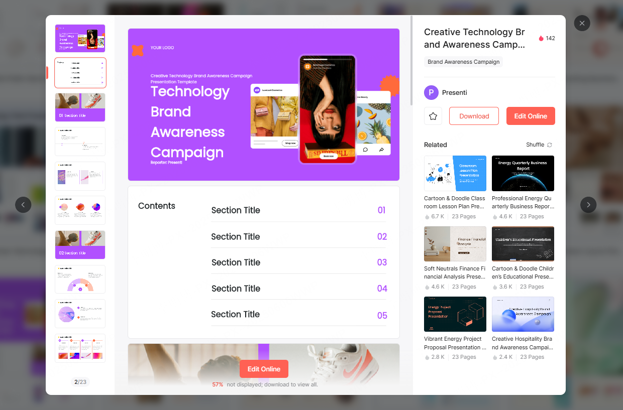 ai generate ppt templates