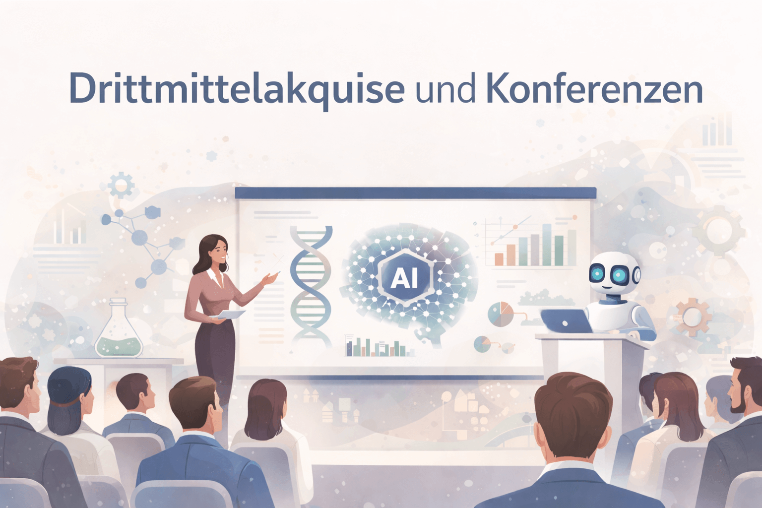 KI in der Wissenschaft: Drittmittel und Konferenzen meistern