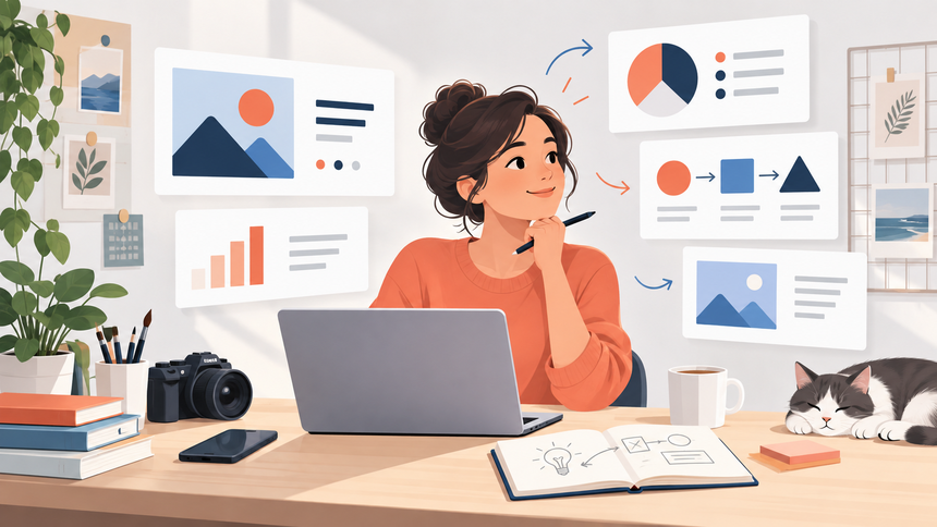 Editorial illustration for • Creators & Freelancers