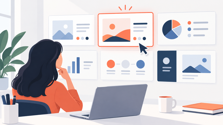 Editorial illustration for Step 2: Choose a Template