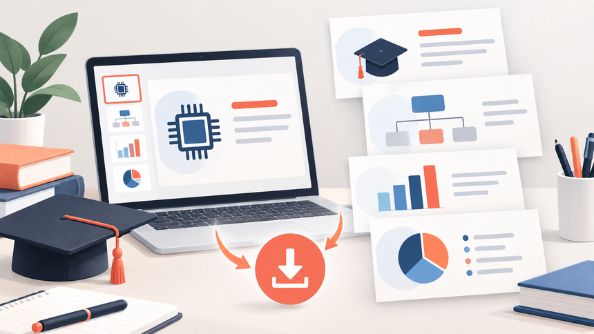 Editorial illustration for 3. Downloadable Computer Science Defense Presentation Templates