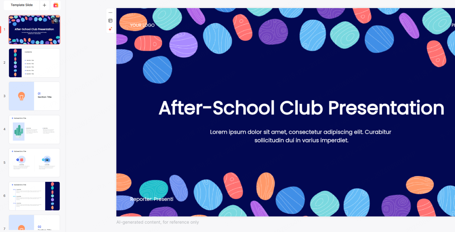 event host ppt templates