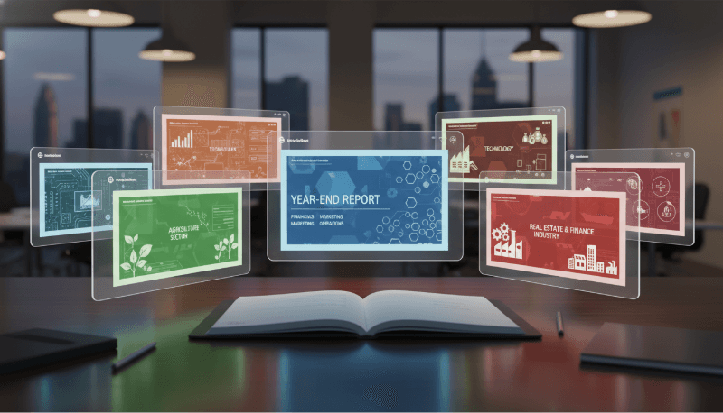 Year-End Review PPT Templates for Every Industry