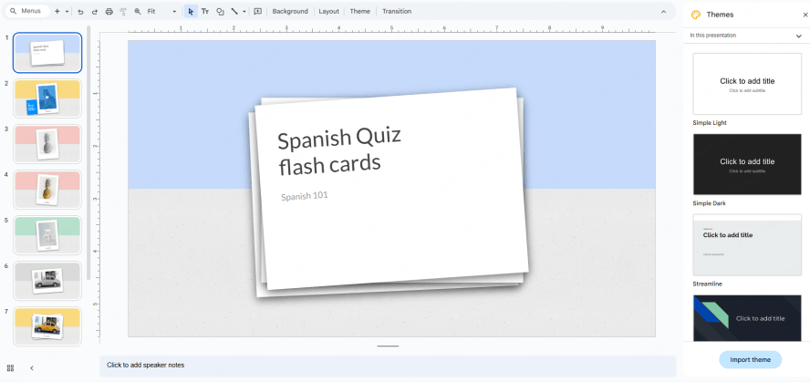 Flashcard Flip-Deck