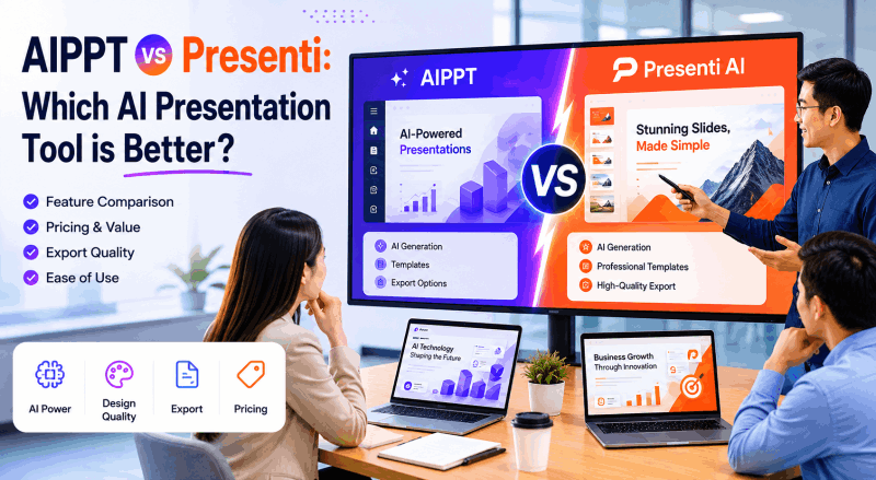 AIPPT vs Presenti: Which AI Presentation Tool is Better in 2026?