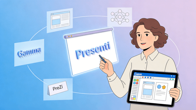 Les alternatives à PowerPoint pour les enseignants (Presenti, Canva, Gamma, Prezi)