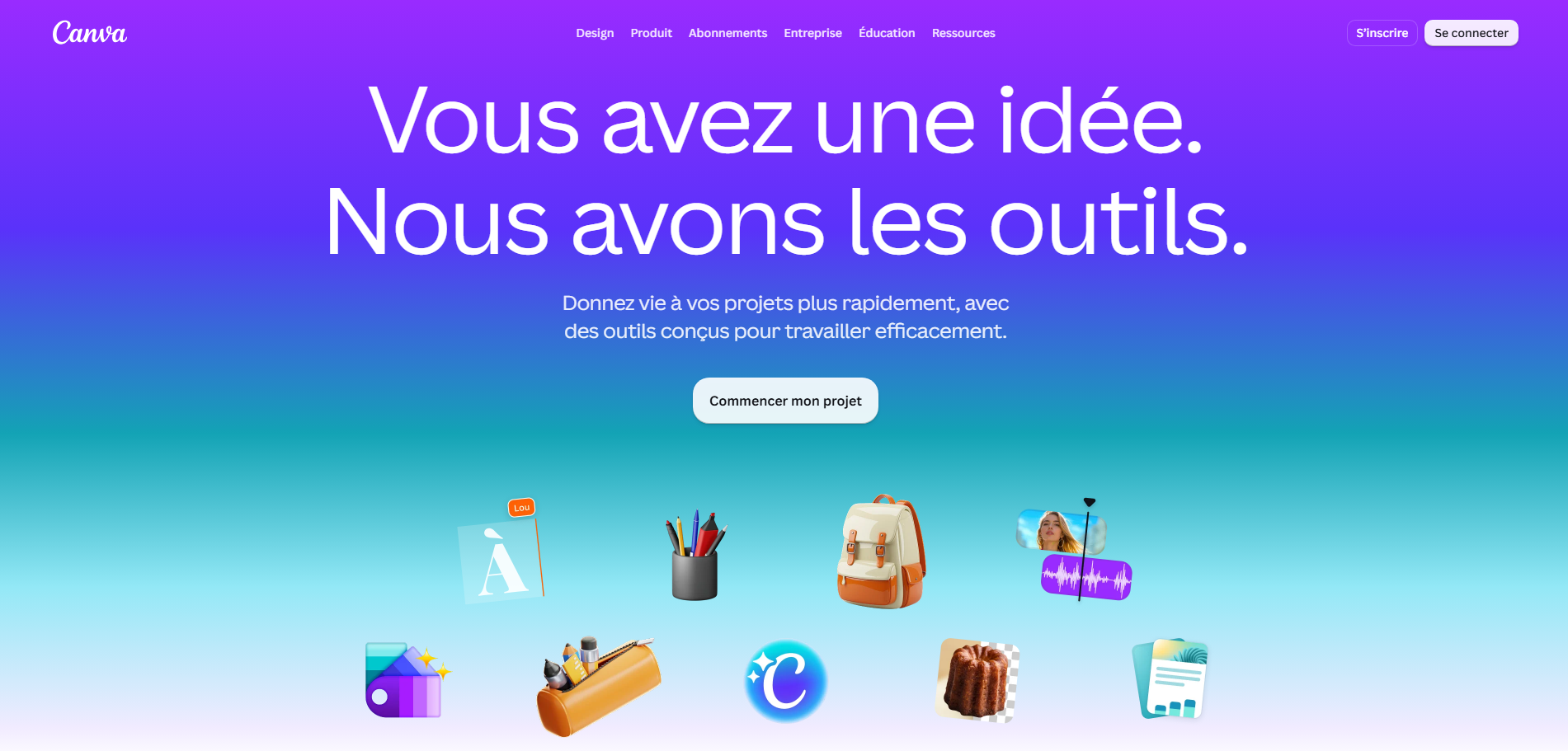 Canva : L'immensité du catalogue graphique pour amorcer son projet