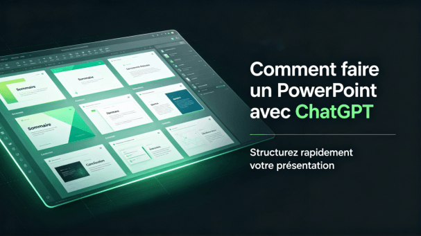 [2026] Comment faire un PowerPoint avec ChatGPT