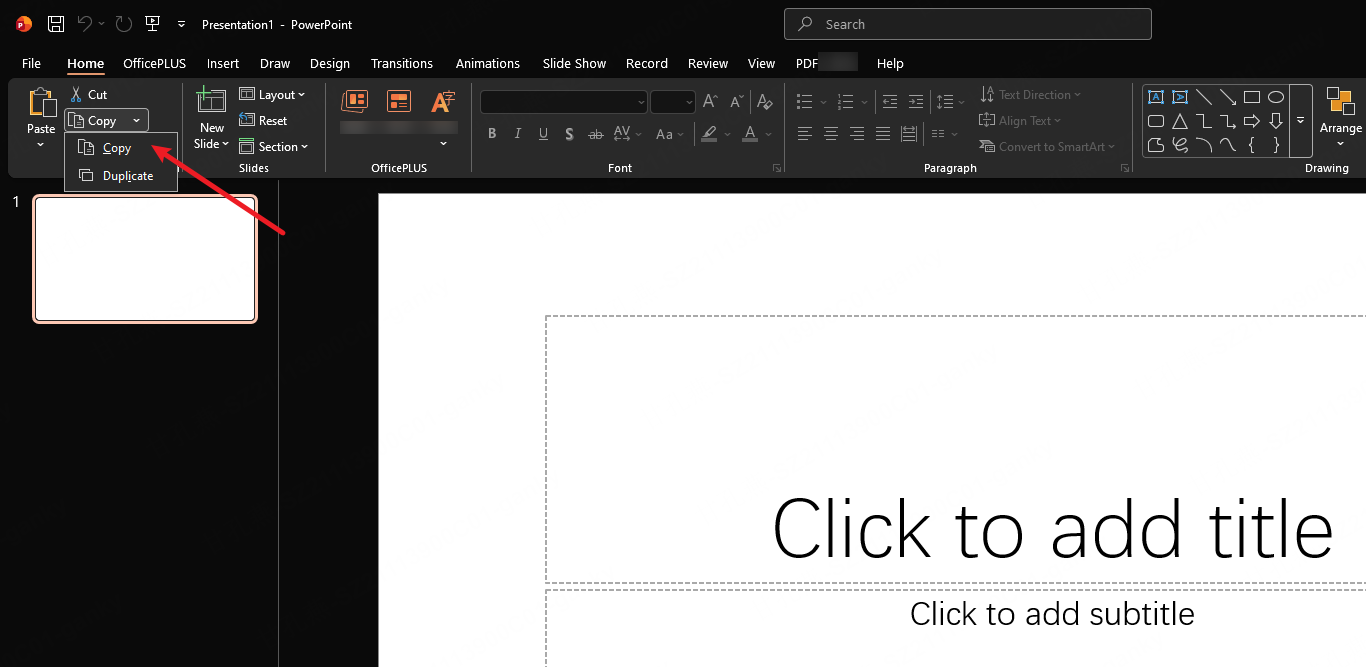 Copy and Paste Slide in Powerpoint