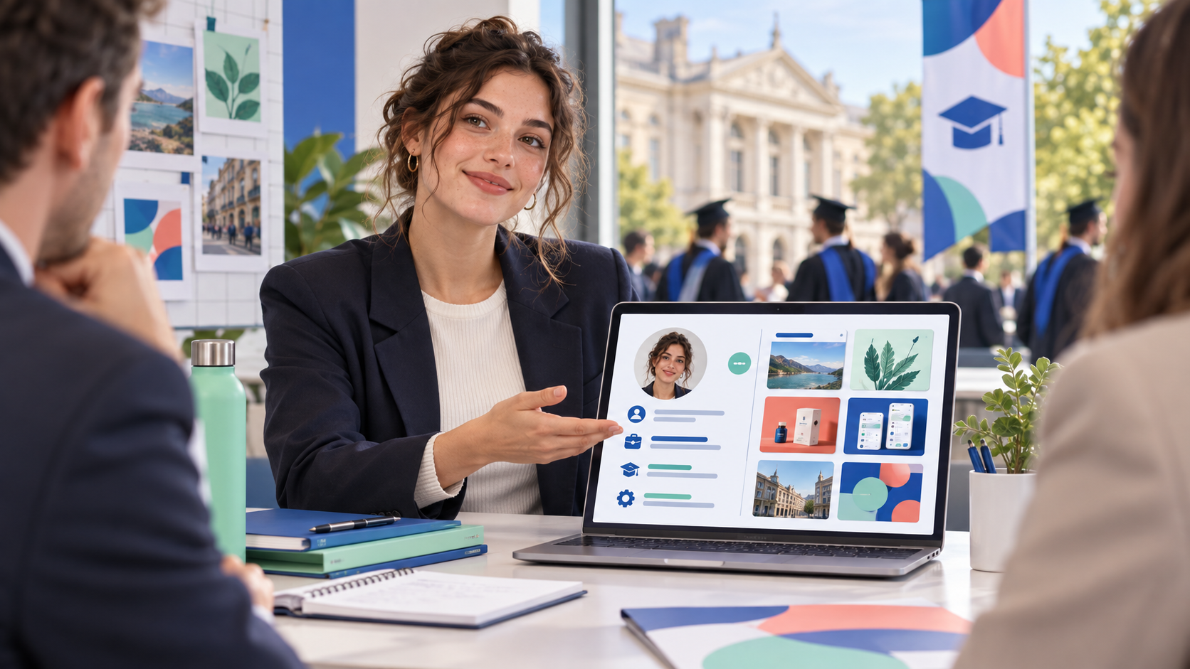 CV de rentrée sous forme de slides : démarquez-vous pour trouver un stage de fin d'études