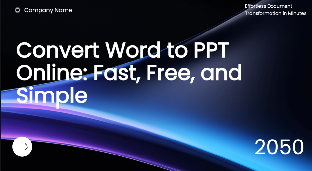 free word to ppt convert