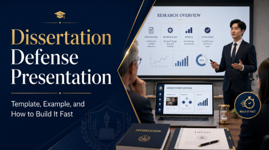 Dissertation Defense Presentation: Template, Example, and How to Build It Fast