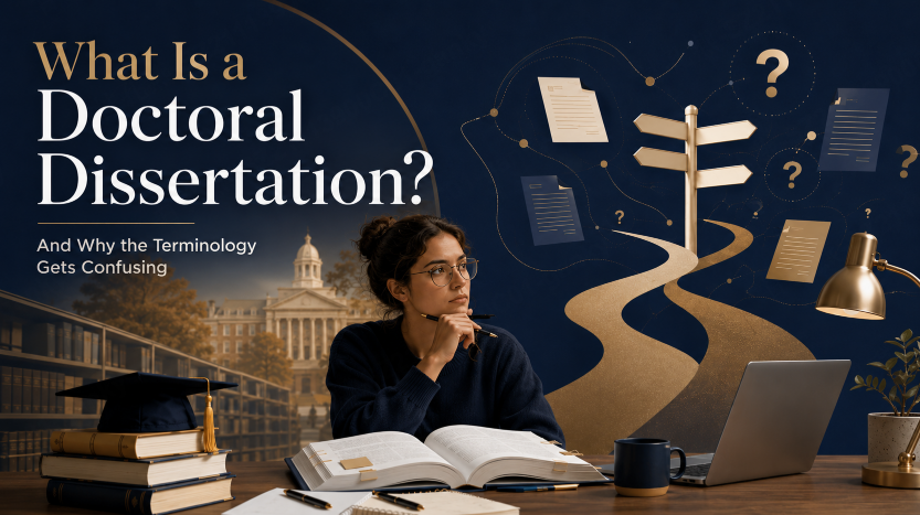 What Is a Doctoral Dissertation? (And Why the Terminology Gets Confusing)