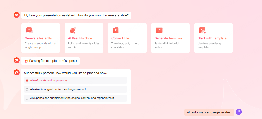 ai presentation tool