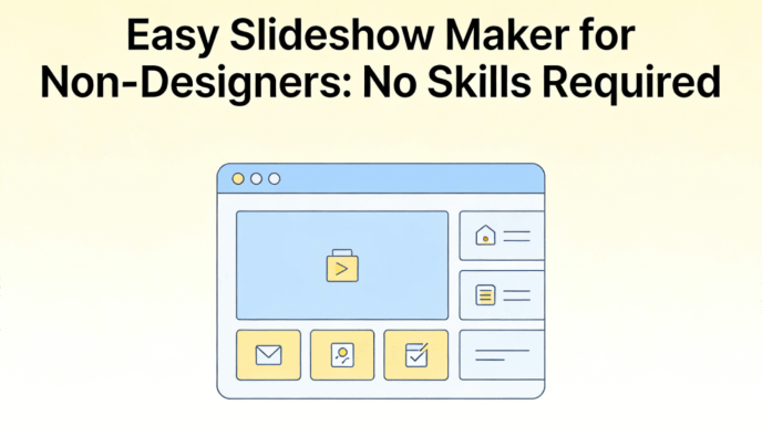 Easy Slideshow Maker for Non-Designers: No Skills Required