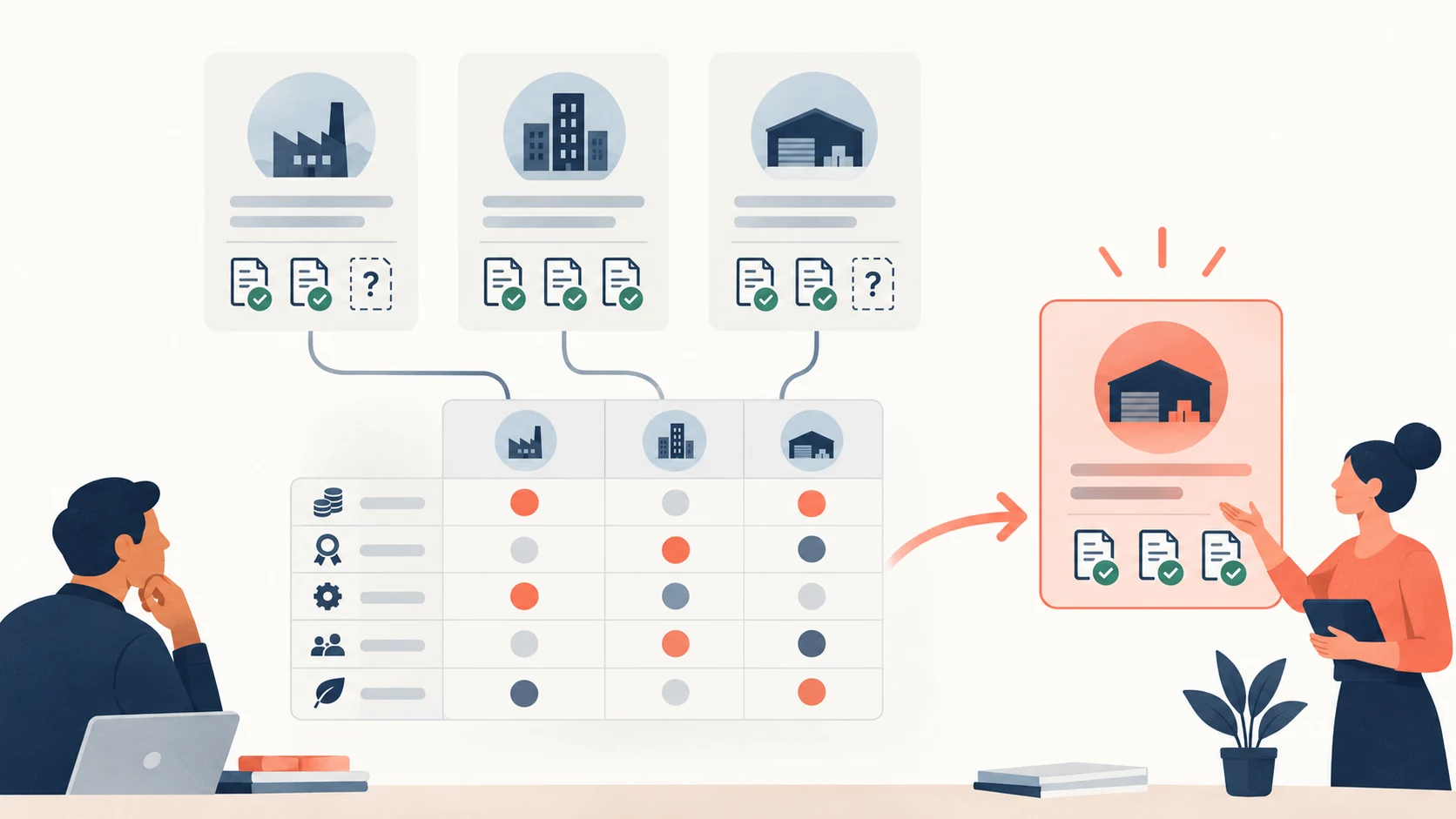 Supplier Evaluation Presentation: Compare Vendors and Defend Your Choice