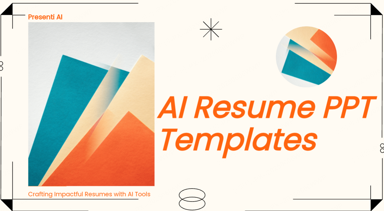 AI Resume PPT Templates for Professional Job Seekers