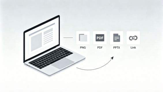 Exporter des slides en PNG, PDF, PPTX ou partager un lien : Quel format choisir selon son public ?