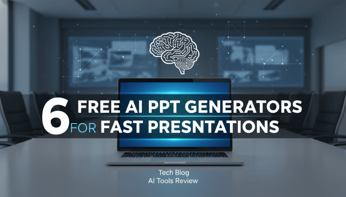 6 Free AI PowerPoint Generators for Fast Presentations