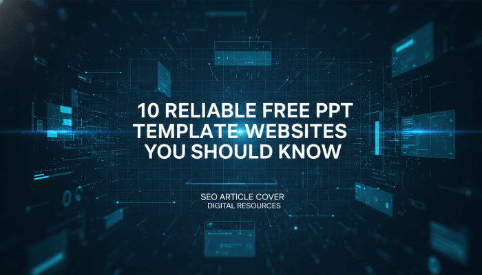 10 Reliable Free PPT Template Websites You Should Know