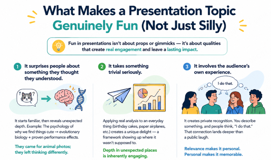 fun presentation topics and ideas