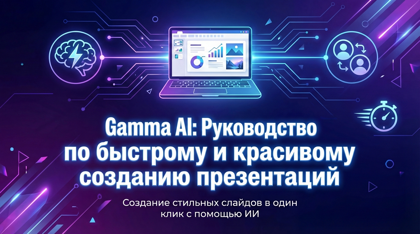 Gamma AI: Руководство по быстрому и красивому созданию презентаций