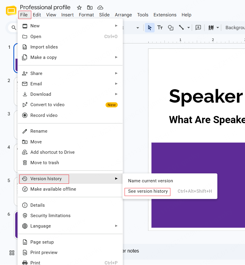 Google Slides AI Checker