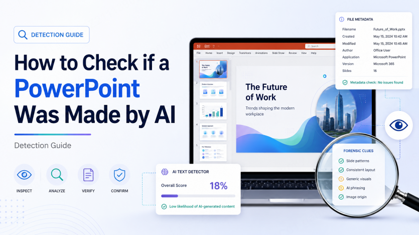 How to Check if a PowerPoint Was Made by AI (Detection Guide)