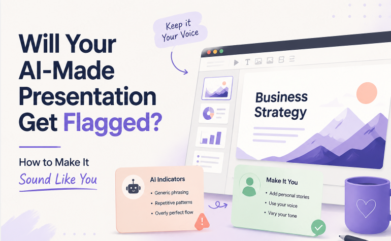 Will Your AI-Made Presentation Get Flagged? How to Make It Sound Like You