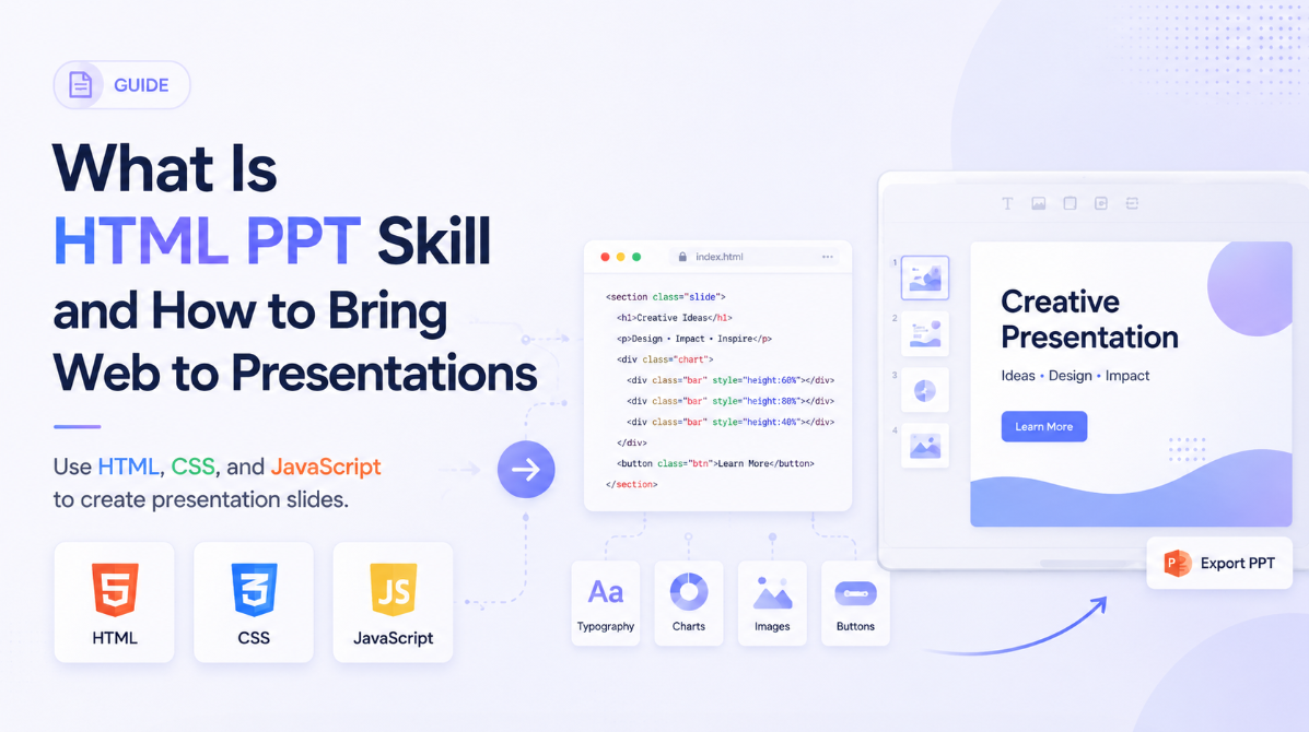 What Is HTML PPT Skill and How to Bring Web to Presentations