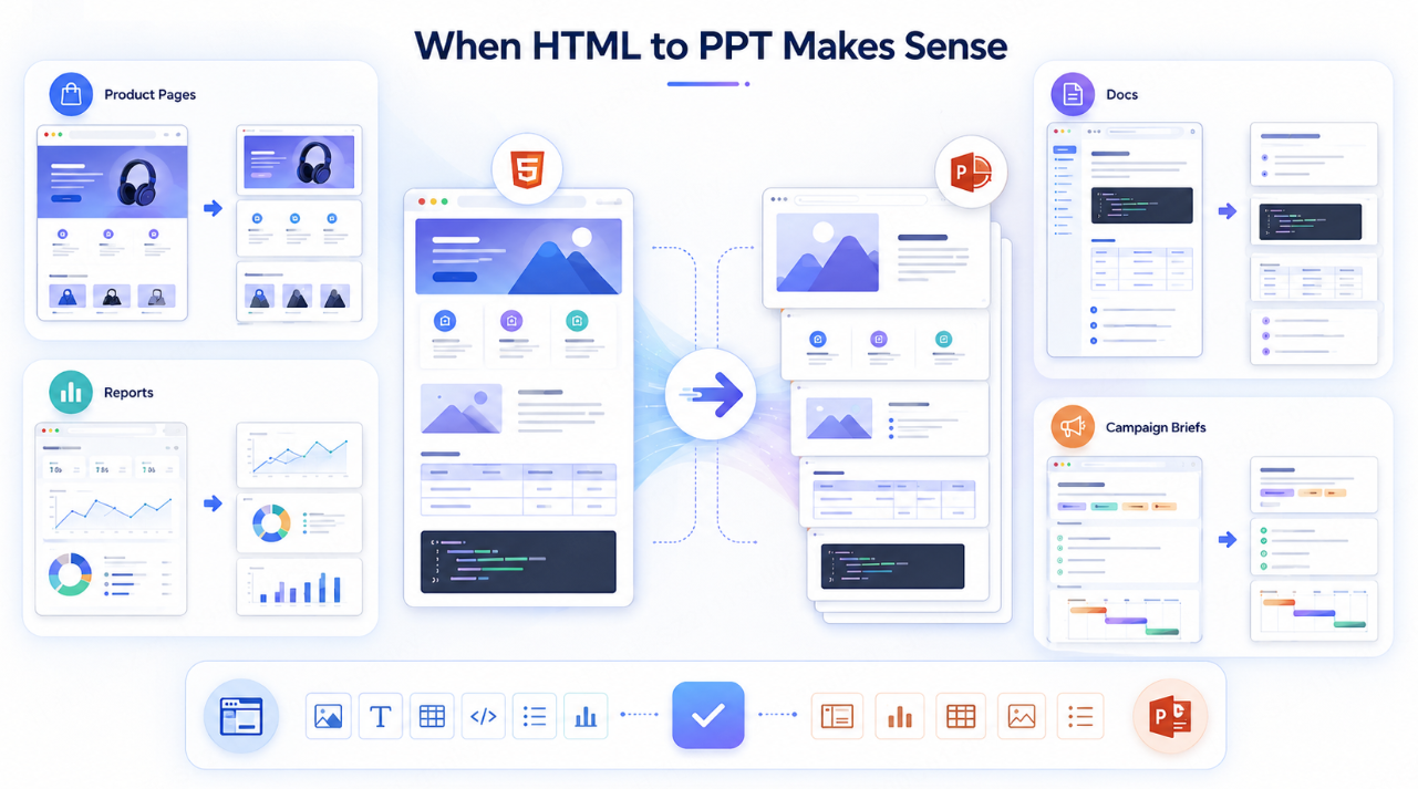 convert html to presentation
